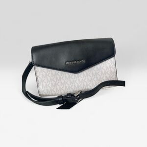 Michael Kors Black and Cream Crossbody Bag